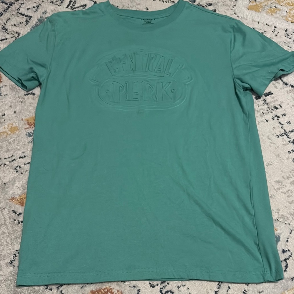 Teal Graphic T-Shirt size large